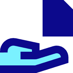 File Give Hand Icon from Sharp Pop Set