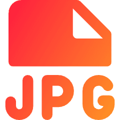 File Jpg Icon from Core Gradient Set