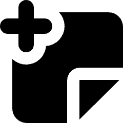 File Layer Add Icon from Micro Solid Set