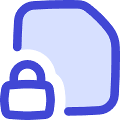 File Lock Icon from Flex Duo Set