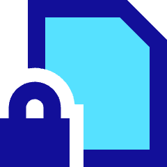 File Lock Icon from Sharp Pop Set