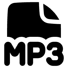 File Mp3 Icon from Plump Solid Set