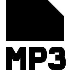 File Mp3 Icon from Sharp Solid Set