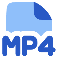 File Mp4 Icon from Plump Flat Set
