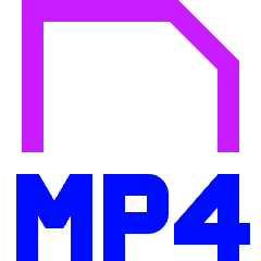 File Mp4 Icon from Sharp Neon Set