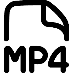 File Mp4 Icon from Flex Line Set