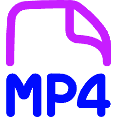 File Mp4 Icon from Flex Neon Set