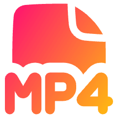 File Mp4 Icon from Plump Gradient Set
