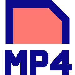 File Mp4 Icon from Sharp Pop Set