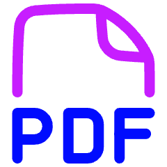 File Pdf Icon from Plump Neon Set