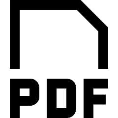 File Pdf Icon from Sharp Line Set