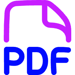 File Pdf Icon from Flex Neon Set