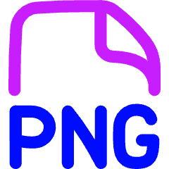 File Png Icon from Flex Neon Set