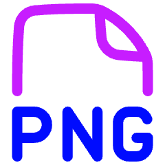 File Png Icon from Plump Neon Set