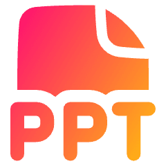 File Ppt Icon from Plump Gradient Set