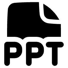 File Ppt Icon from Plump Solid Set