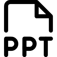 File Ppt Icon from Core Line Set