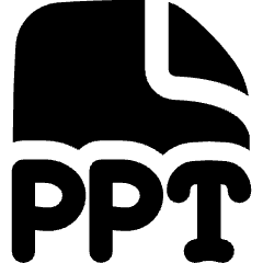 File Ppt Icon from Flex Solid Set