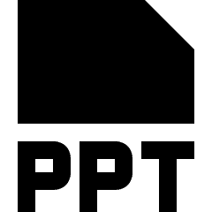 File Ppt Icon from Sharp Solid Set