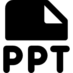 File Ppt Icon from Core Solid Set