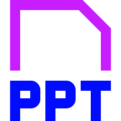 File Ppt Icon from Sharp Neon Set