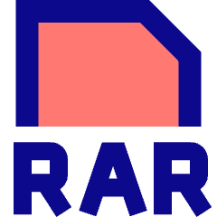 File Rar Icon from Sharp Pop Set