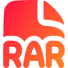 File Rar Icon from Flex Gradient Set