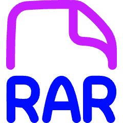 File Rar Icon from Flex Neon Set