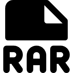 File Rar Icon from Core Solid Set