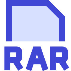 File Rar Icon from Sharp Duo Set
