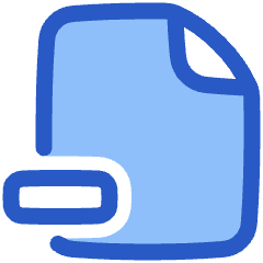 File Remove Alternate Icon from Plump Duo Set