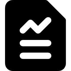 File Report Icon from Core Solid Set