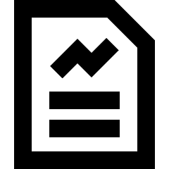 File Report Icon from Sharp Remix Set