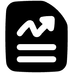 File Report Icon from Plump Solid Set