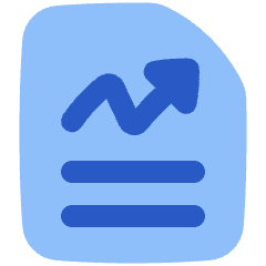 File Report Icon from Plump Flat Set