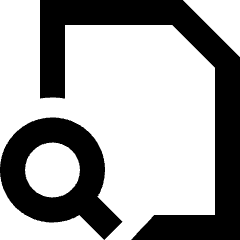 File Search Icon from Sharp Remix Set