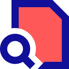 File Search Icon from Sharp Pop Set