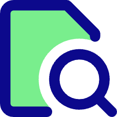 File Search Icon from Core Pop Set