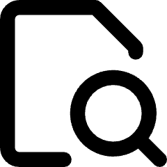 File Search Icon from Core Remix Set