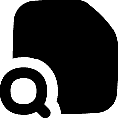File Search Icon from Flex Solid Set