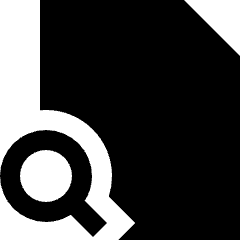 File Search Icon from Sharp Solid Set