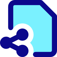 File Share Icon from Core Pop Set