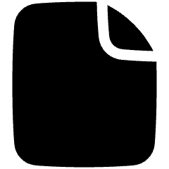 File Solo Icon from Plump Solid Set