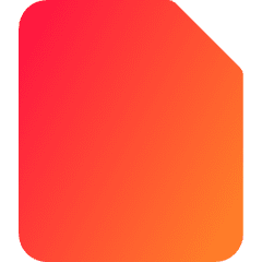 File Solo Icon from Core Gradient Set