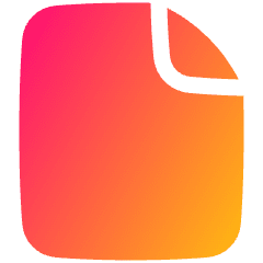 File Solo Icon from Plump Gradient Set
