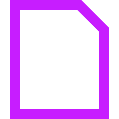 File Solo Icon from Sharp Neon Set