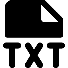 File Txt Icon from Core Solid Set