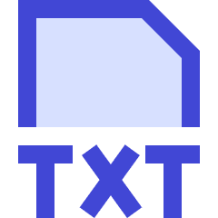 File Txt Icon from Sharp Duo Set