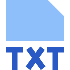 File Txt Icon from Sharp Flat Set