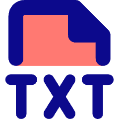 File Txt Icon from Core Pop Set
